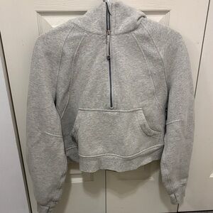 Lululemon Scuba Grey Quarter Zip